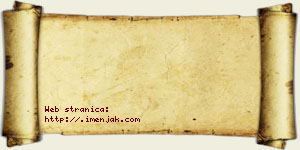 Jovana Gmitrović vizit kartica